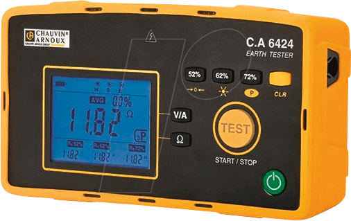 3663653001601 - CHAU P01127014 - Erdungsmessgerät CA 6424 3-polig bis 50 kOhm bis 600 V