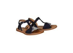 3663890667332 - POM DAPI - Leder-Sandalen PLAGETTE ART in marine Gr34