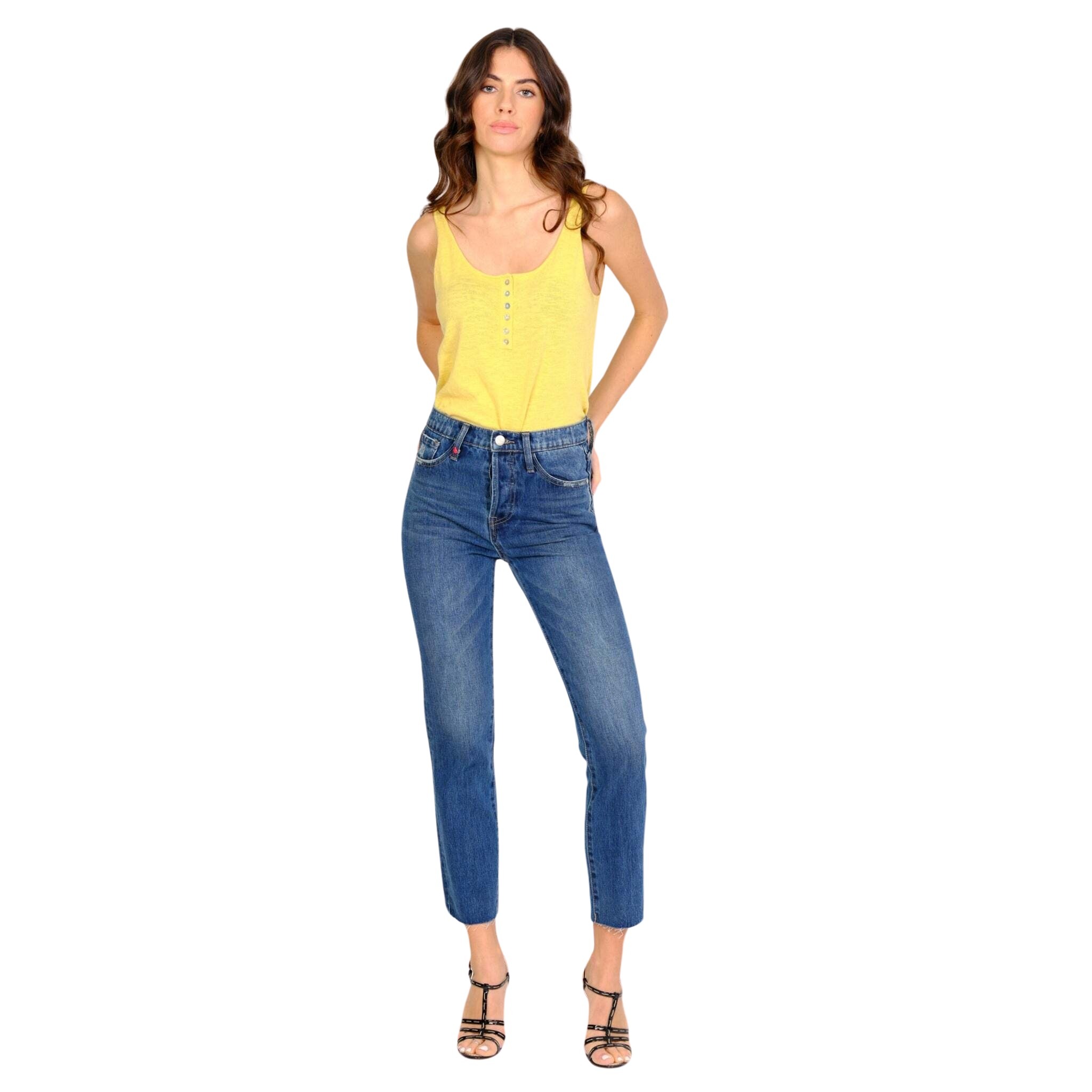 3664185072831 - Mom-Stone-Jeans halbhohe Taille mit Frankenrand Patricia 3664185072831 - Mom-Stone-Jeans halbhohe Taille mit Frankenrand Patricia
