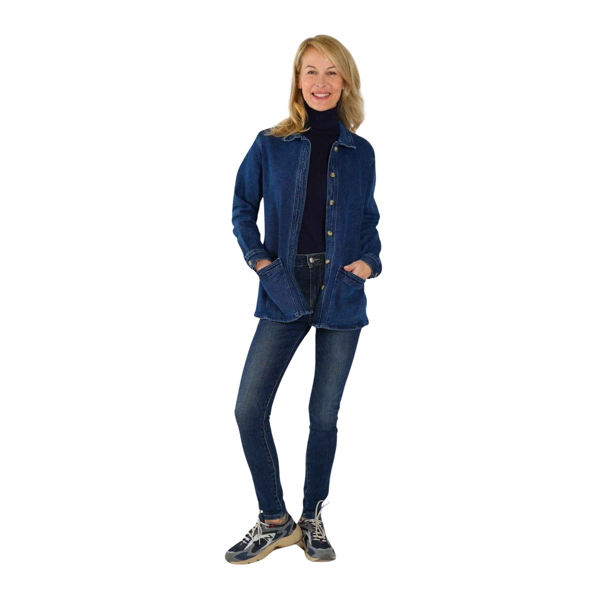 3664185099746 - Leichte Stone-Jeansjacke aus Stretch-Baumwolle Damen Vivian