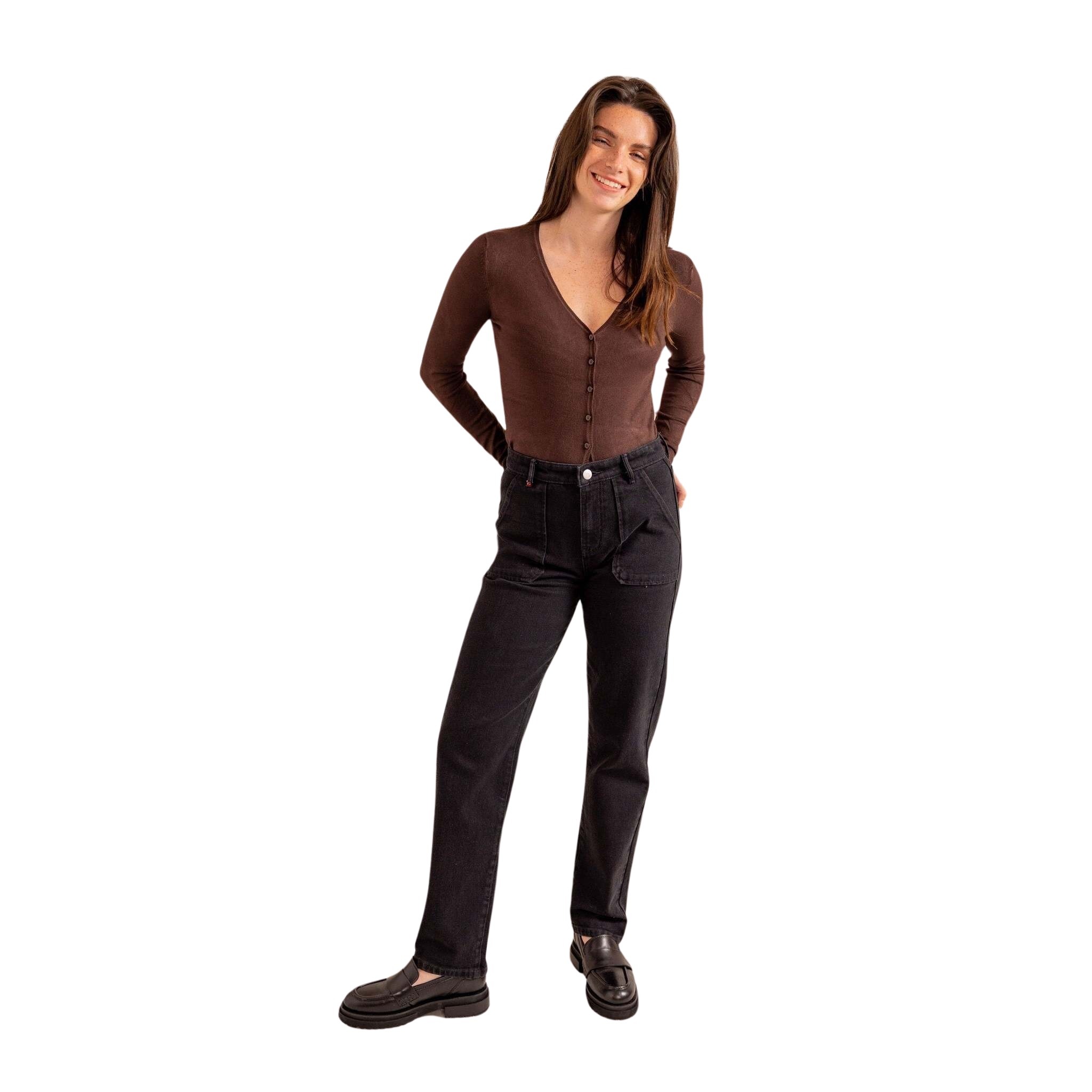 3664185099890 - Mom-Jeans halbhohe Taille Damen Marie