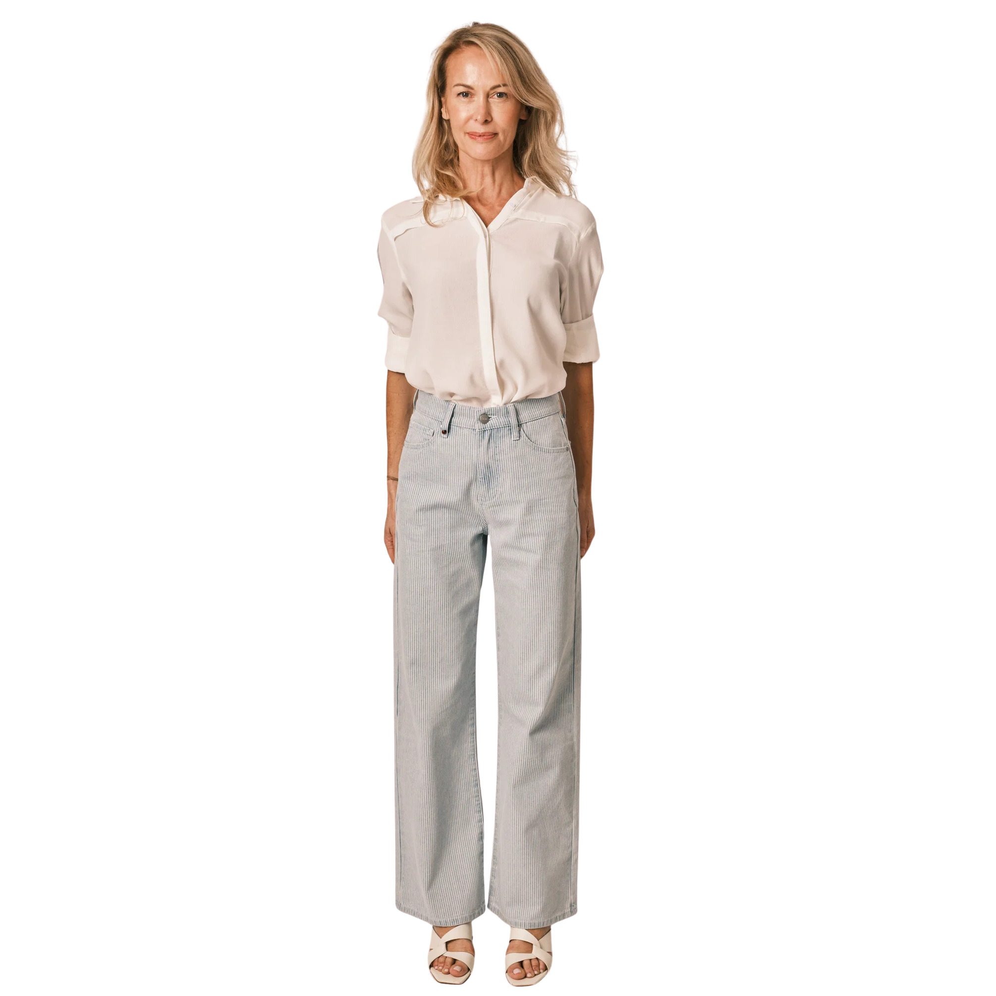 3664185115439 - Glockenjeans aus Baumwolle für Damen Forest