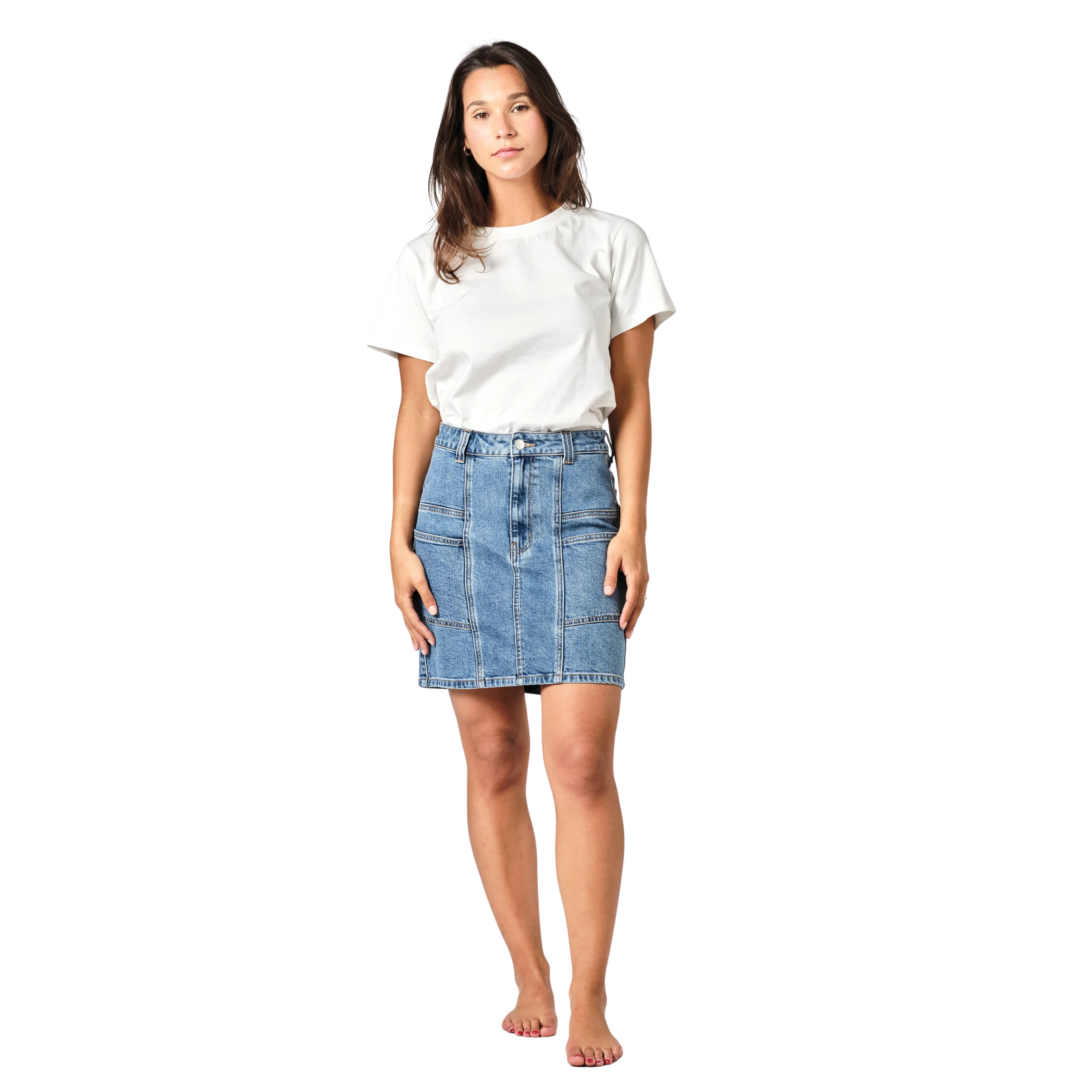 3664185116931 - Jeansrock mit Seitentaschen für Damen Agnes