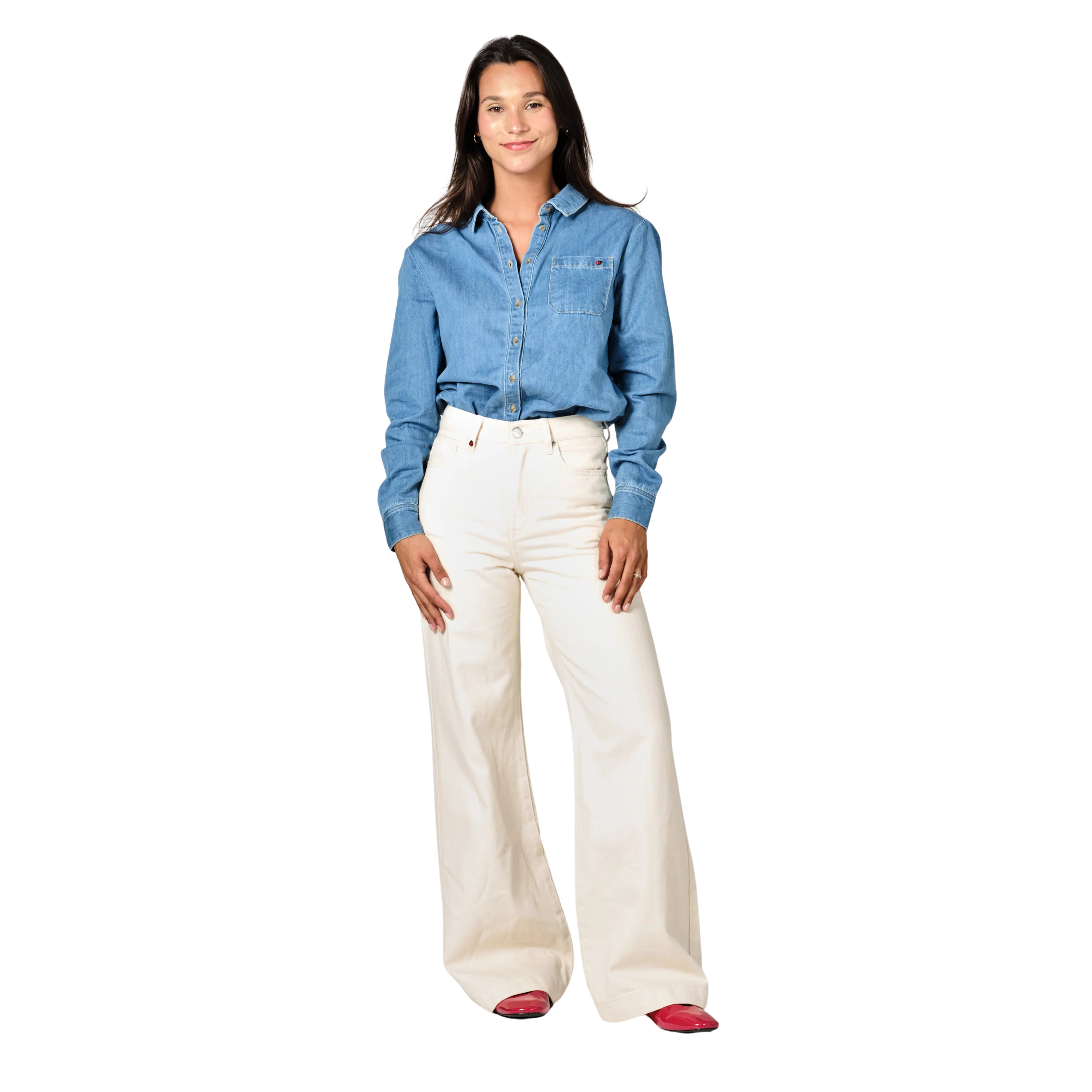 3664185117617 - Weite Jeans mit hoher Taille Damen Fleure 3664185117617 - Weite Jeans mit hoher Taille Damen Fleure
