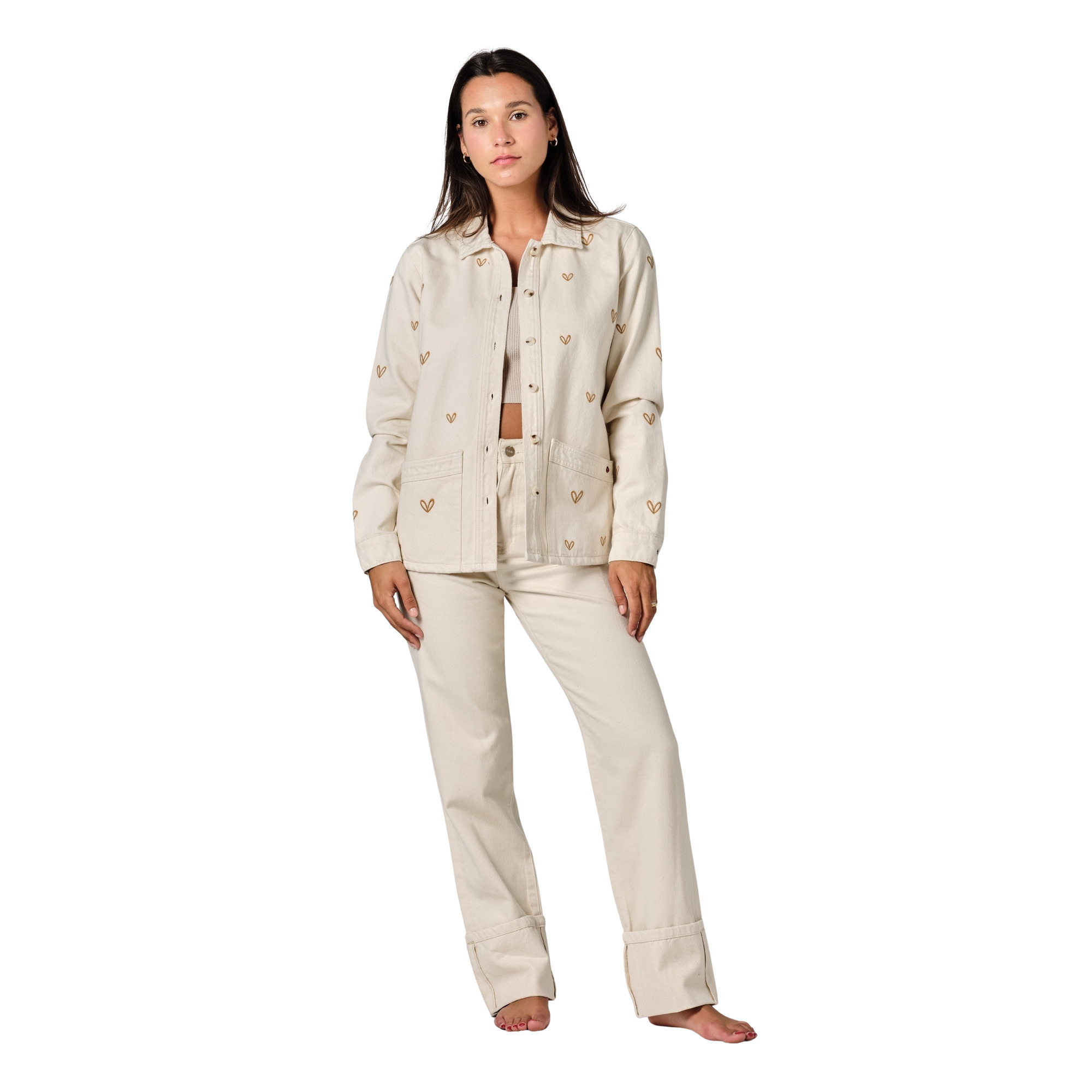3664185118157 - Jeansjacke Damen Vivian Embro Heart 3664185118157 - Jeansjacke Damen Vivian Embro Heart