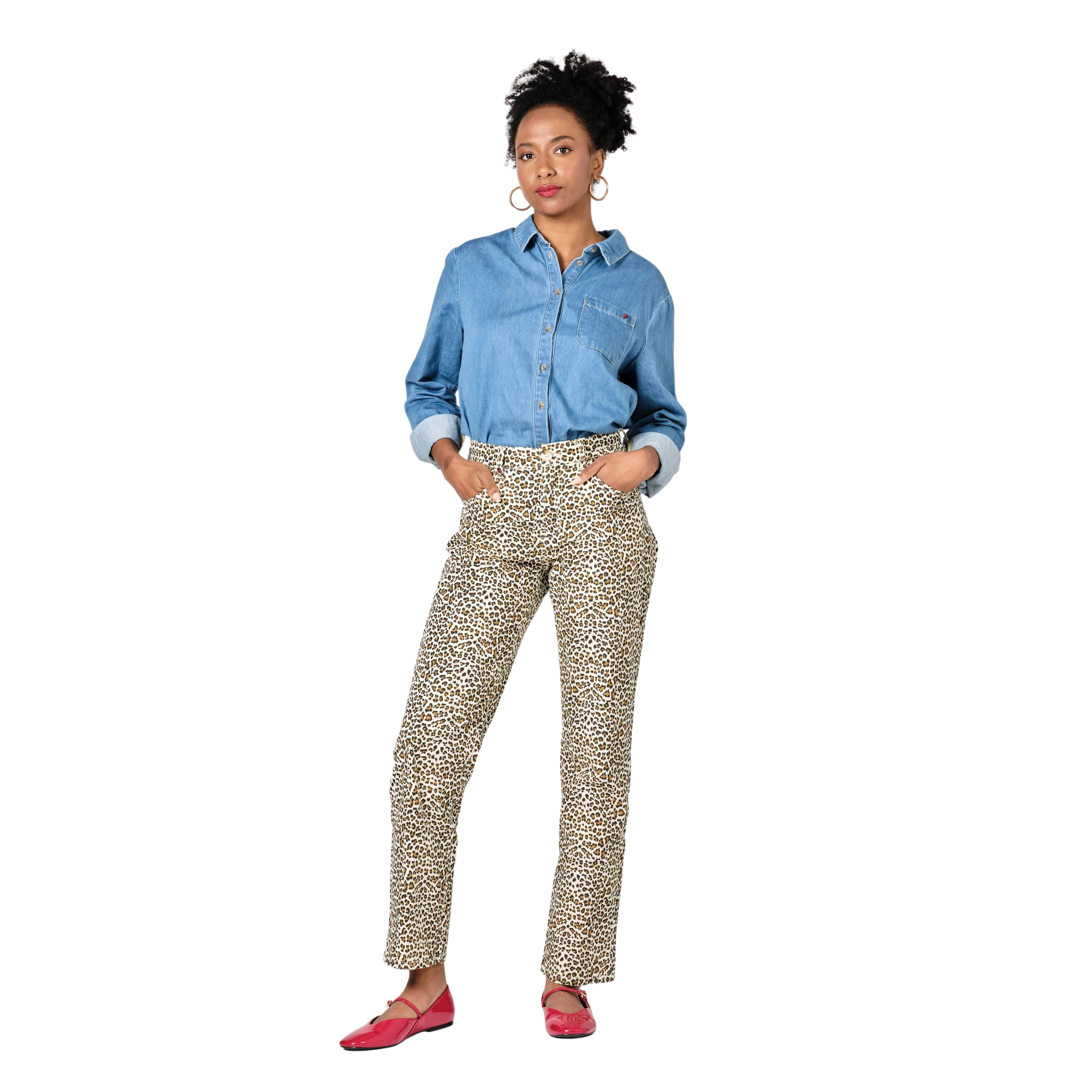3664185118515 - Boyfriend Jeans für Damen Manon Leopard 3664185118515 - Boyfriend Jeans für Damen Manon Leopard