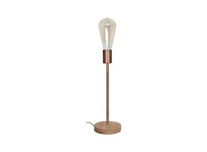 3664369021136 - 010385 – Lampe peter kuviert – Sockel und Holz E27 max60w – Ø12x31cm - Opjet