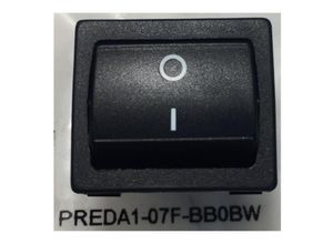 3664369023154 - Te Connectivity - Amp 1634200-2 EIN AUS-Wippschalter – PREDA1-07F-BB0BW – schwarz