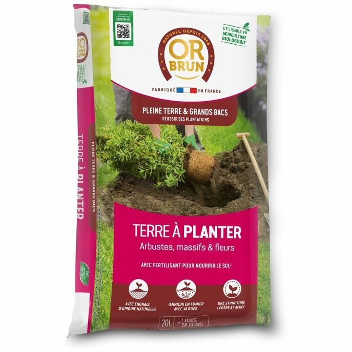 3664715069843 - Blumenerde OBRTAP20N 20 L