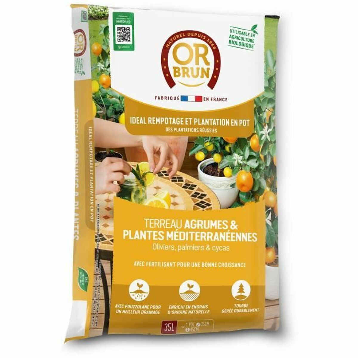 3664715070252 - Blumenerde OBRTAG35N 35 L