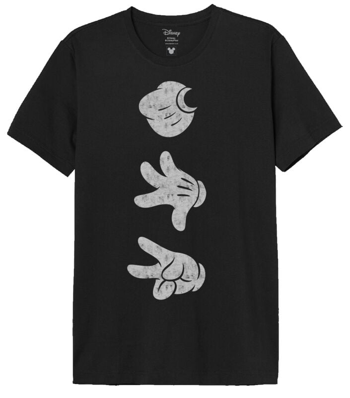 3664794029813 - Mickey Hands T-Shirt schwarz in XXL