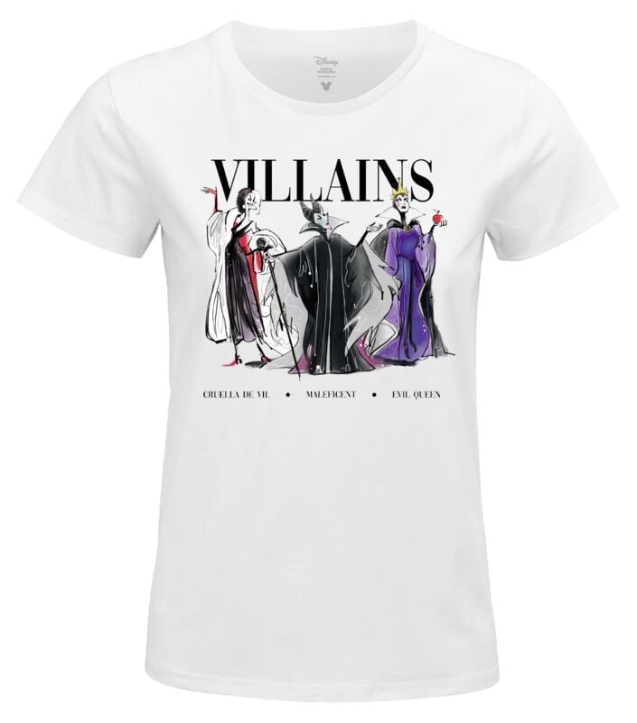 3664794075841 - Villains T-Shirt weiß in M