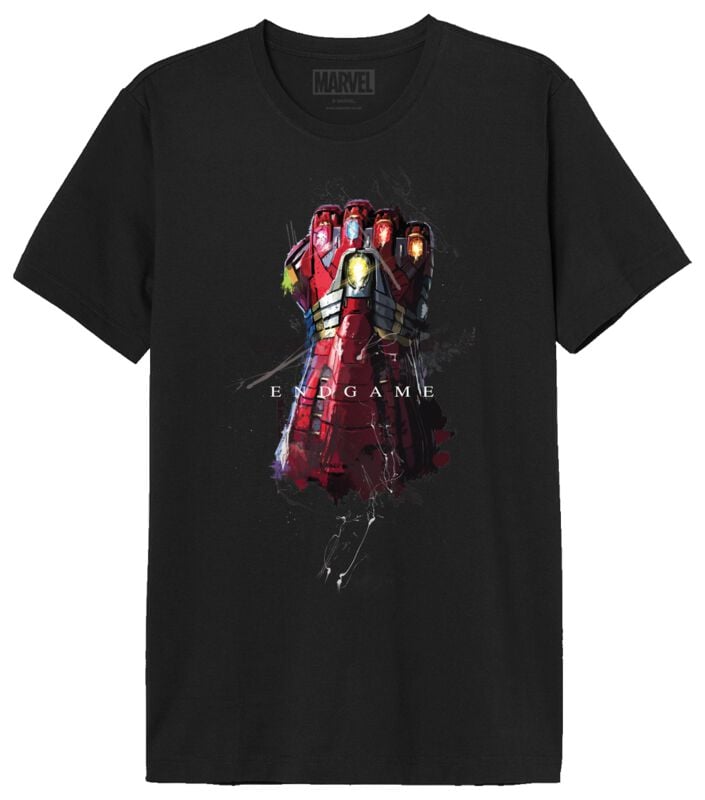 3664794118838 - Endgame Gauntlet T-Shirt schwarz in M 3664794118838 - Endgame Gauntlet T-Shirt schwarz in M