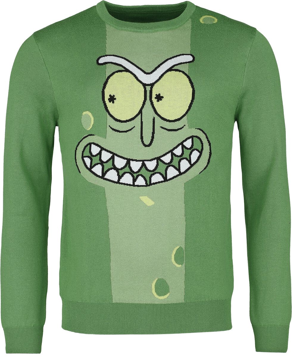 3664794218064 - Pickle Rick Strickpullover multicolor in L