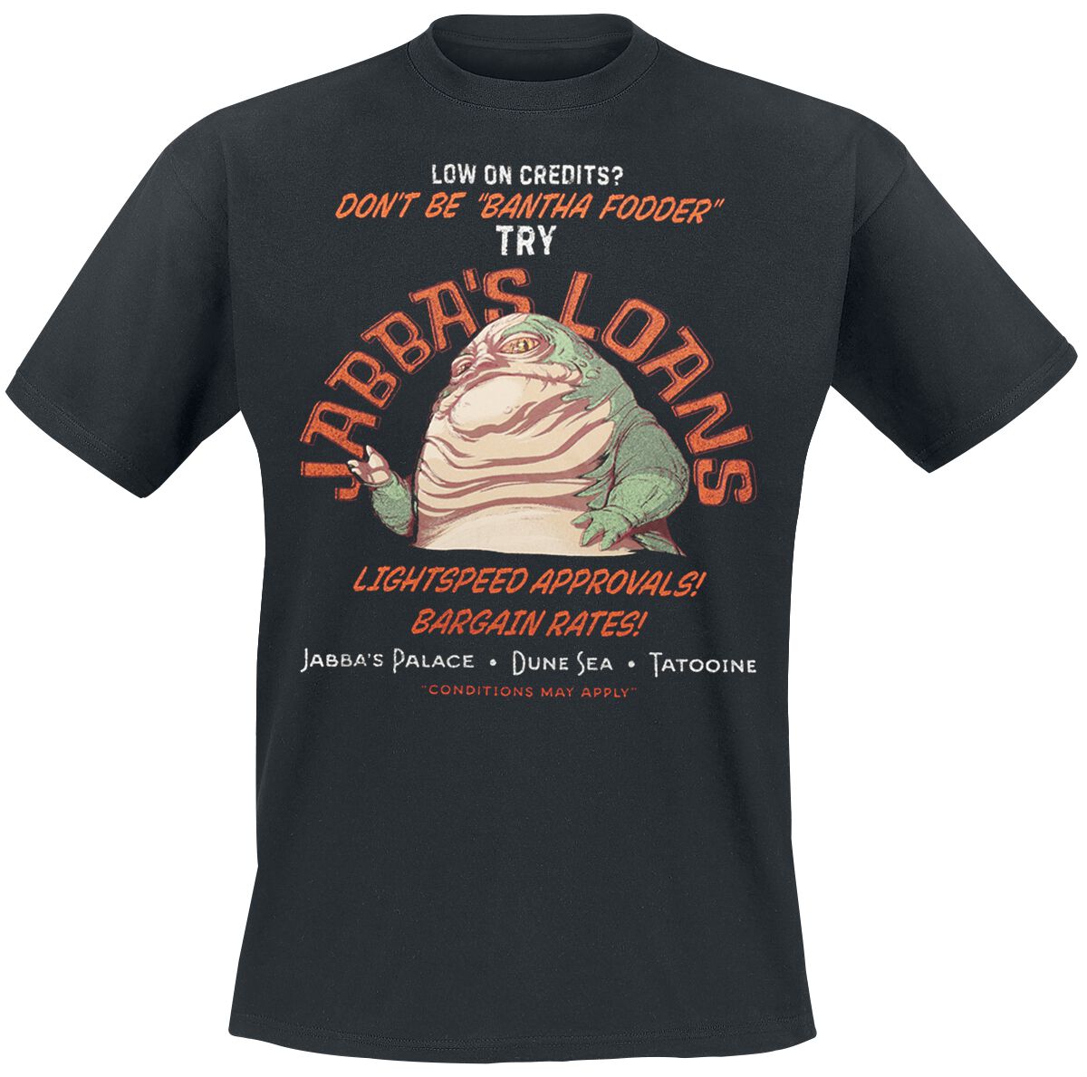 3664794320330 - Jabbas Loans T-Shirt schwarz in M