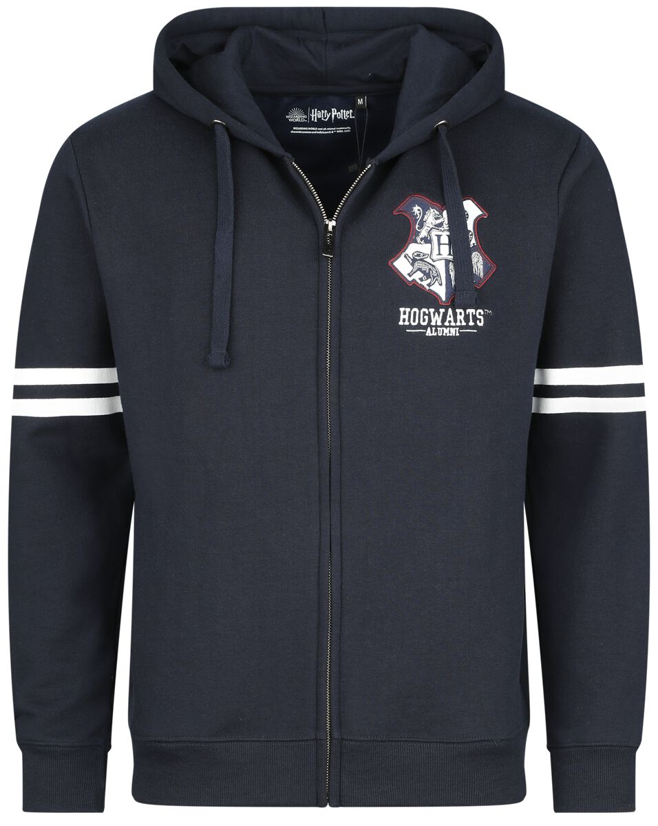 3664794332678 - Hogwarts Alumni Kapuzenjacke navy weiß in S