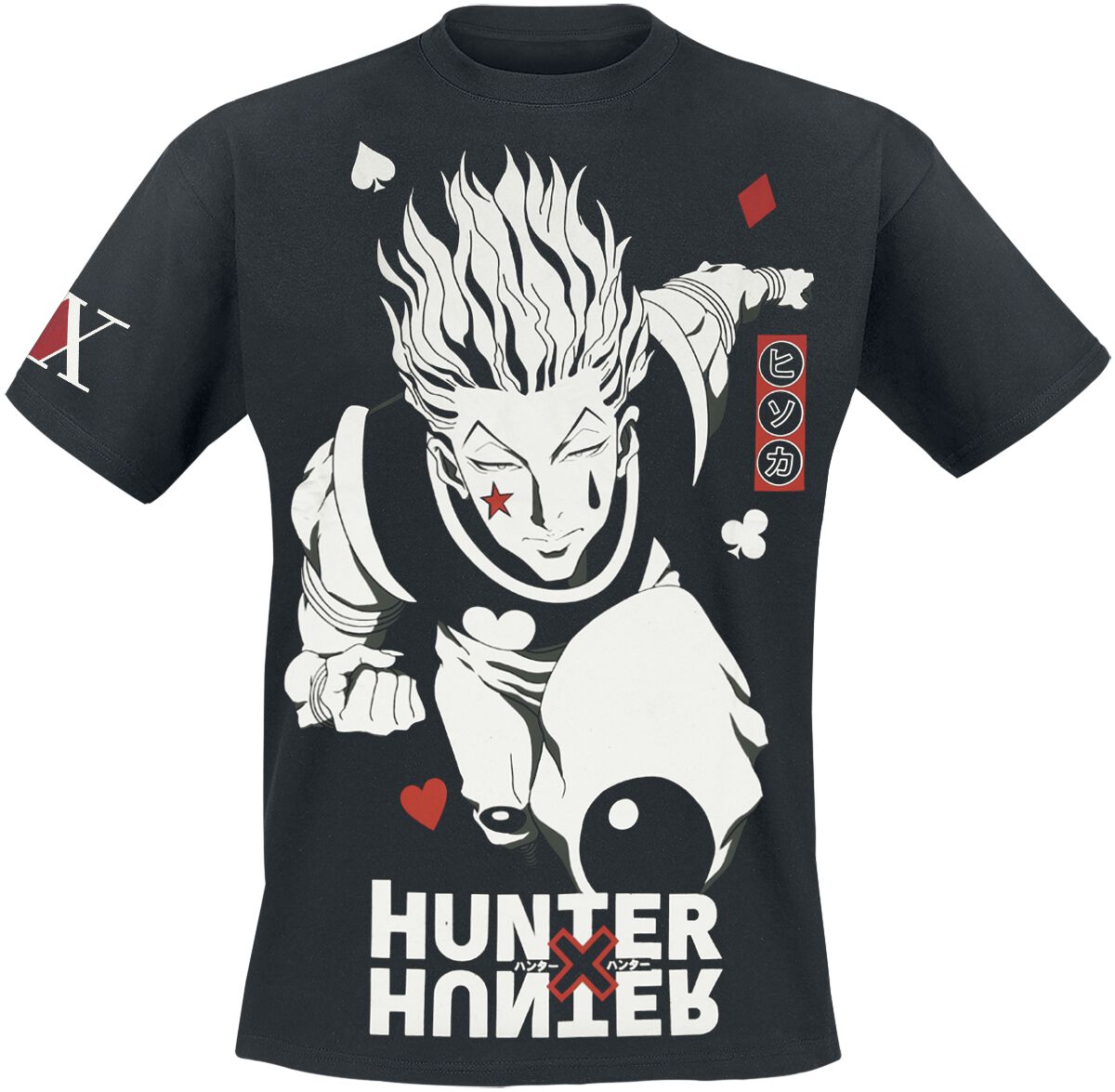 3664794456640 - Hisoka T-Shirt schwarz in M