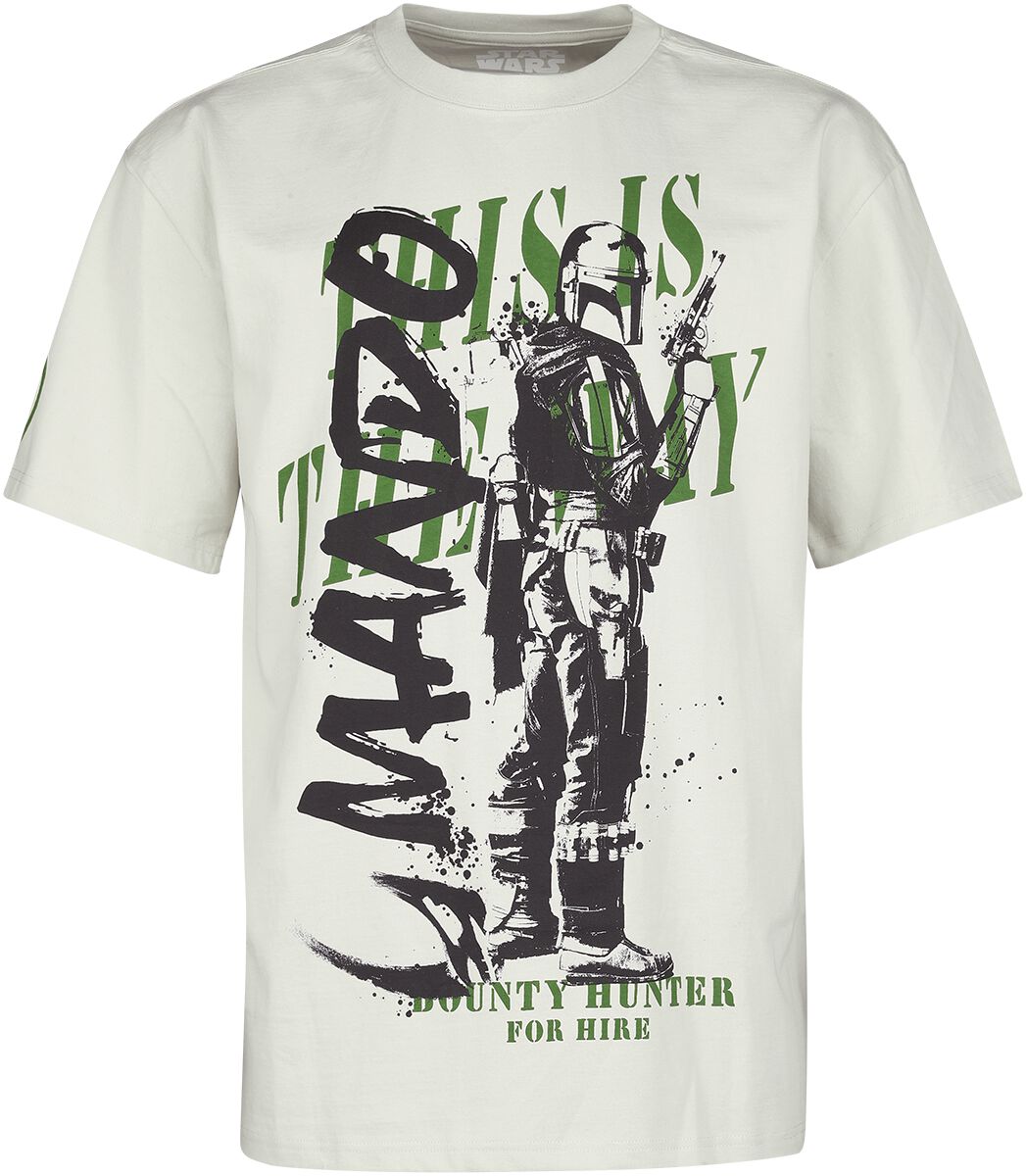 3664794460418 - The Mandalorian - This Is The Way T-Shirt grau in M 3664794460418 - The Mandalorian - This Is The Way T-Shirt grau in M