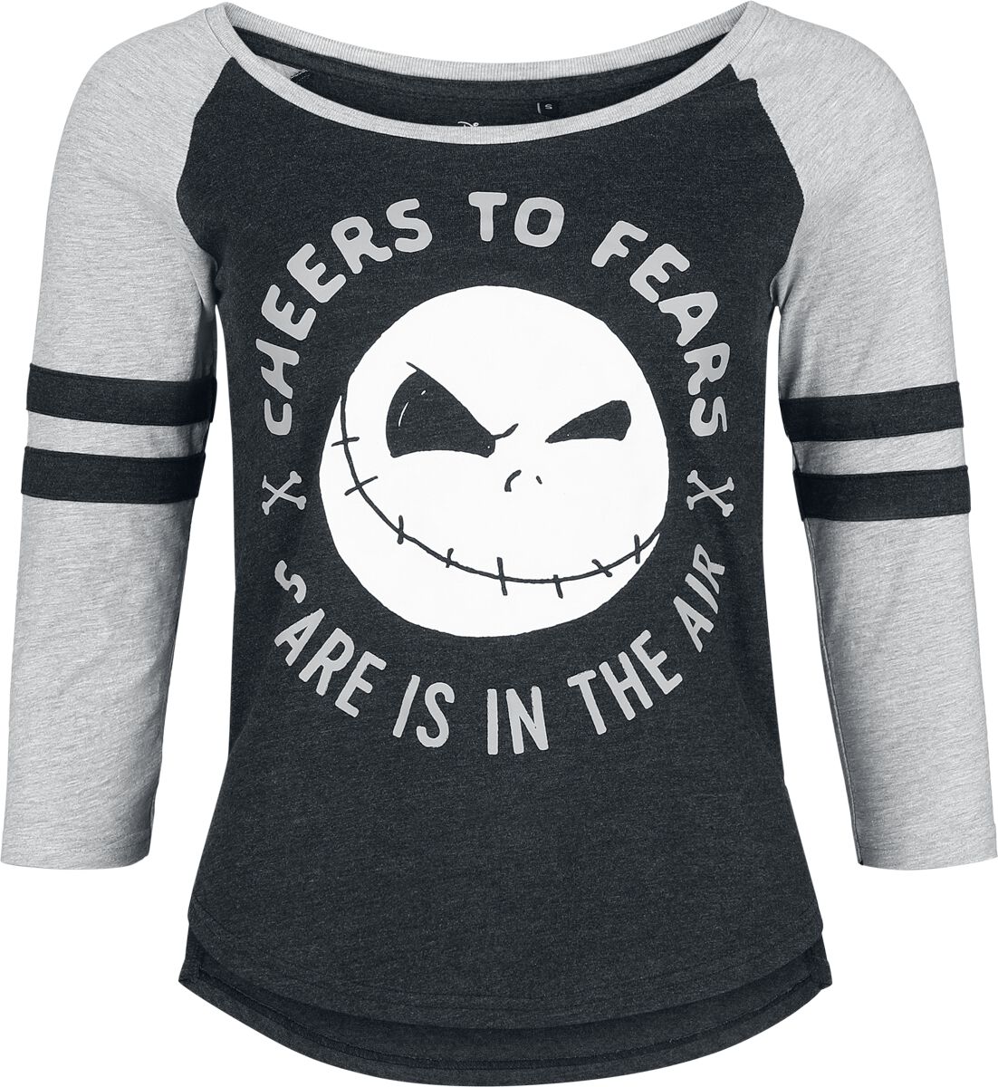 3664794697685 - Jack - Cheers To Fears - Scare Is In The Air Langarmshirt schwarz grau in M 3664794697685 - Jack - Cheers To Fears - Scare Is In The Air Langarmshirt schwarz grau in M