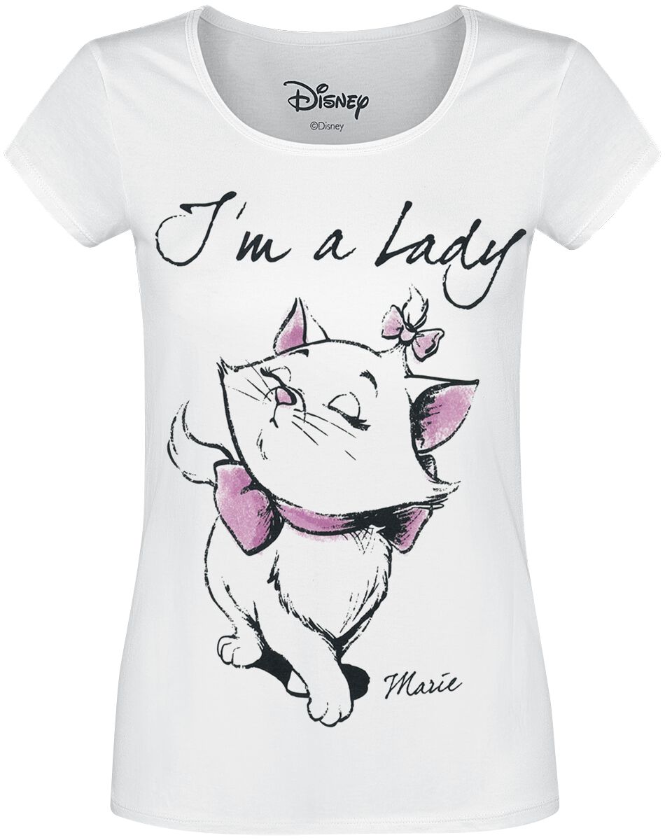 3664794734373 - Marie - Im A Lady T-Shirt weiß in XXL