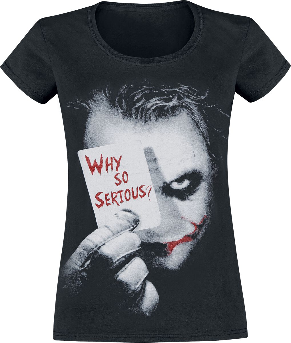 3664794734625 - The Joker - Why So Serious? T-Shirt schwarz in XXL