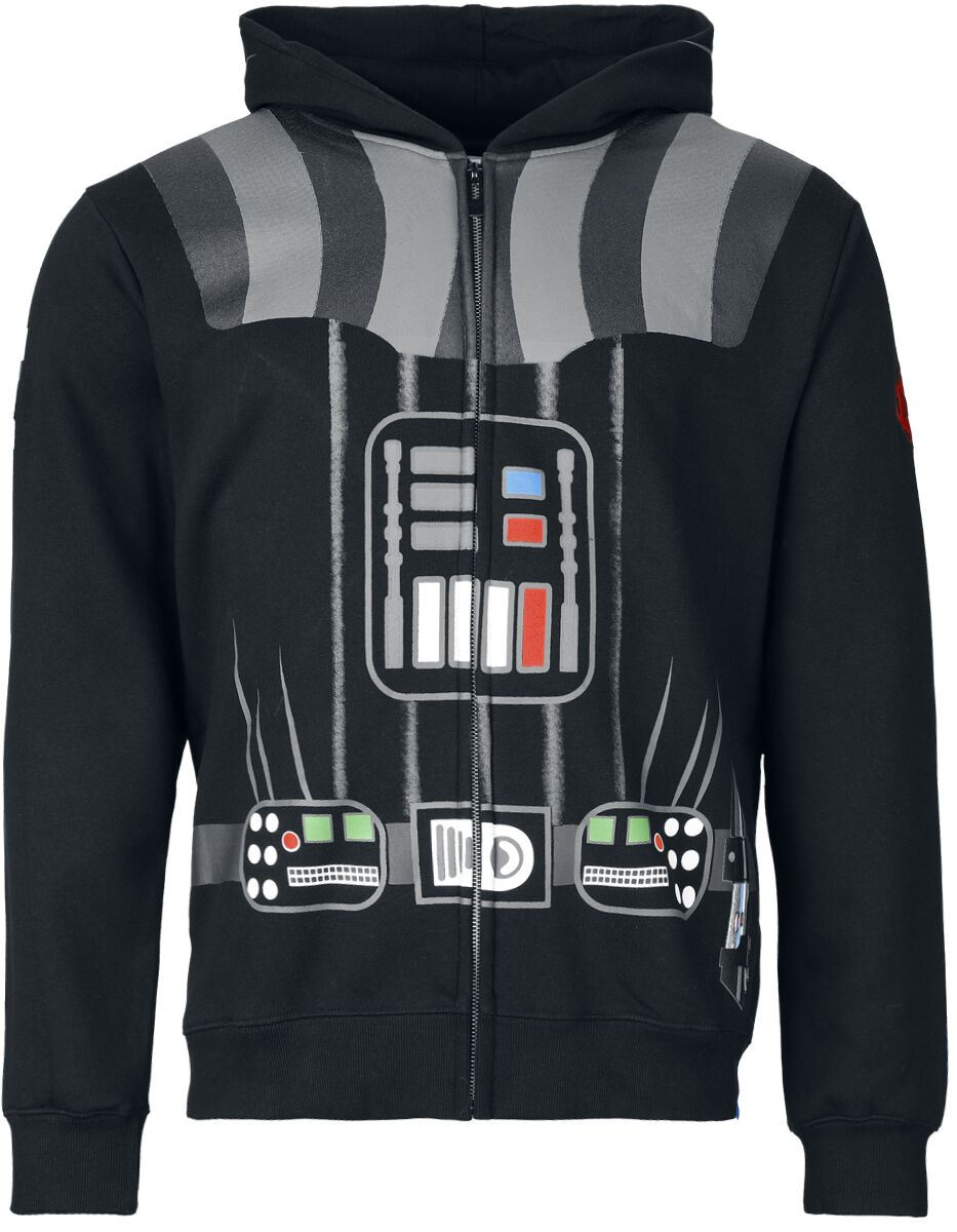 3664794736377 - Darth Vader Kapuzenjacke schwarz in S 3664794736377 - Darth Vader Kapuzenjacke schwarz in S