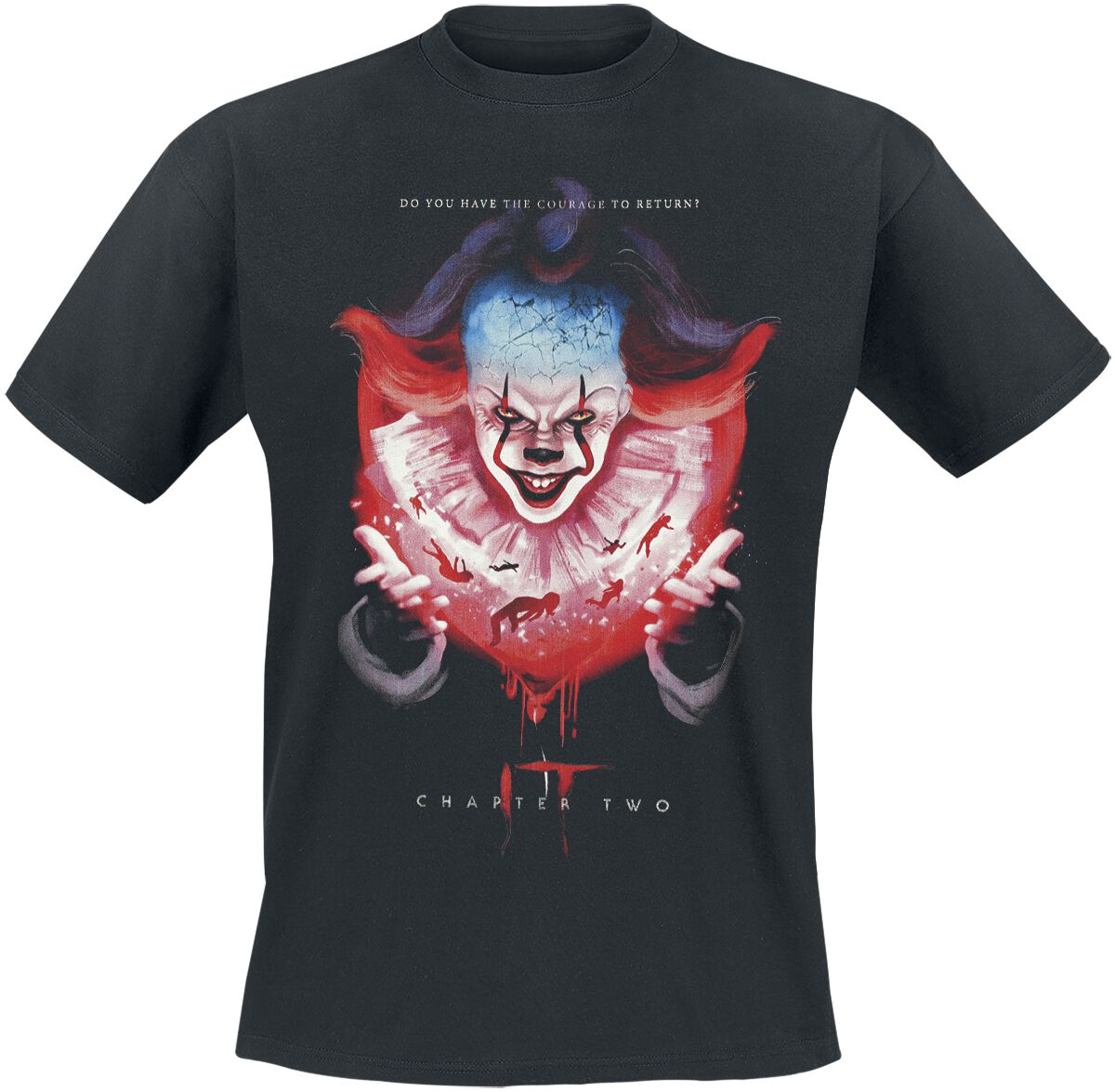 3664794745706 - Blood Balloon - Clown T-Shirt schwarz in L