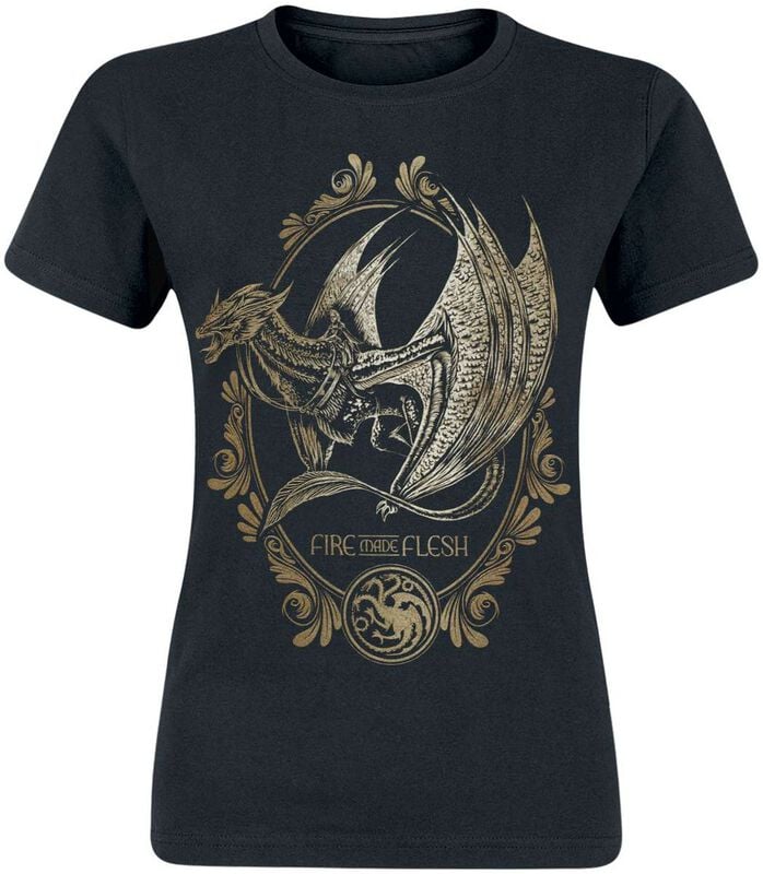 3664794746352 - House of the Dragon - Fire Made Flesh T-Shirt schwarz in M 3664794746352 - House of the Dragon - Fire Made Flesh T-Shirt schwarz in M