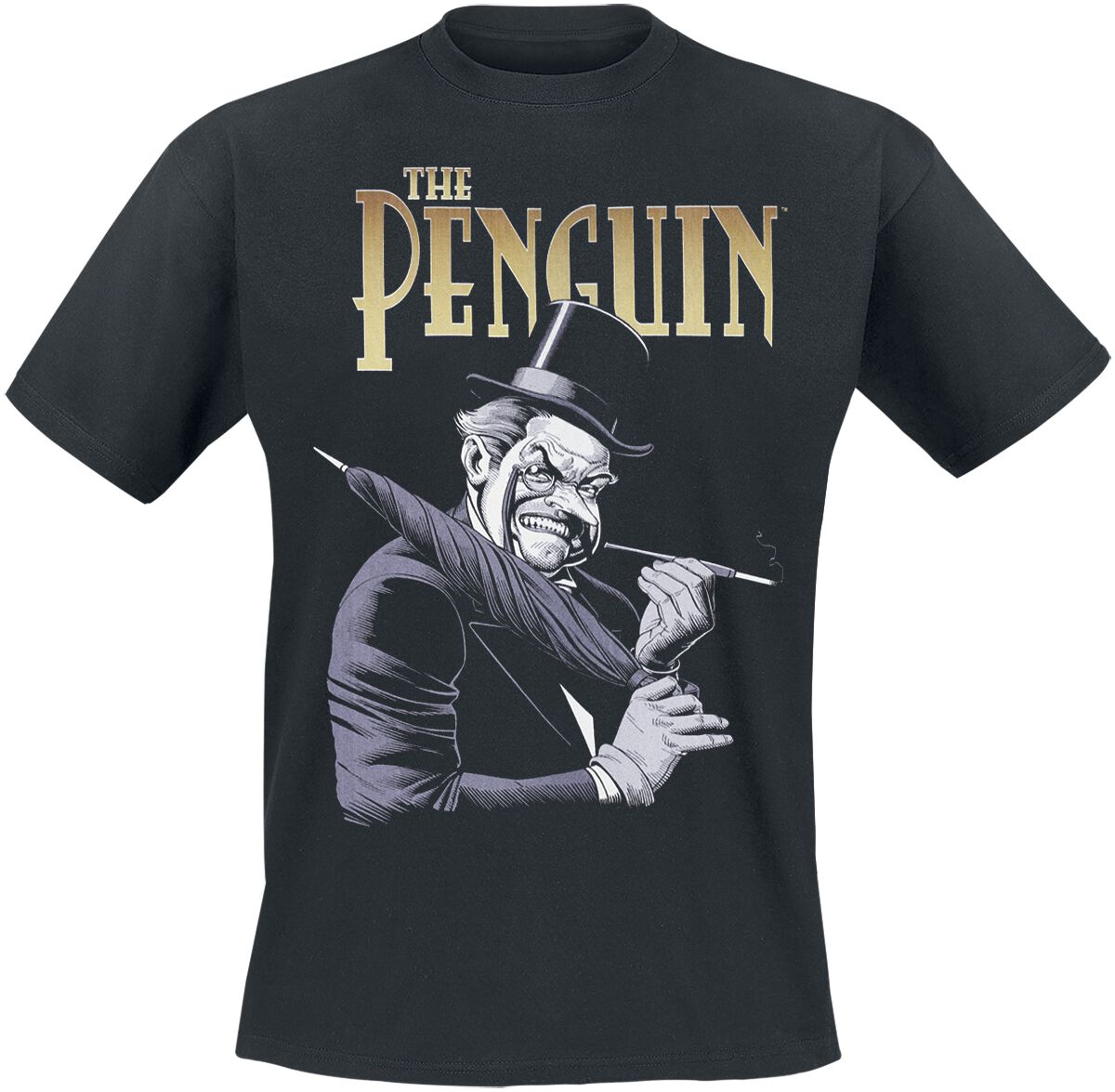 3664794746642 - The Penguin T-Shirt schwarz in S