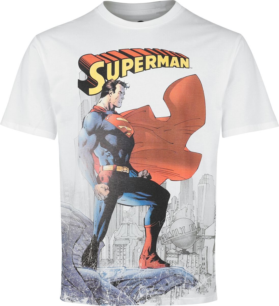 3664794756405 - Daily Planet T-Shirt weiß in S 3664794756405 - Daily Planet T-Shirt weiß in S