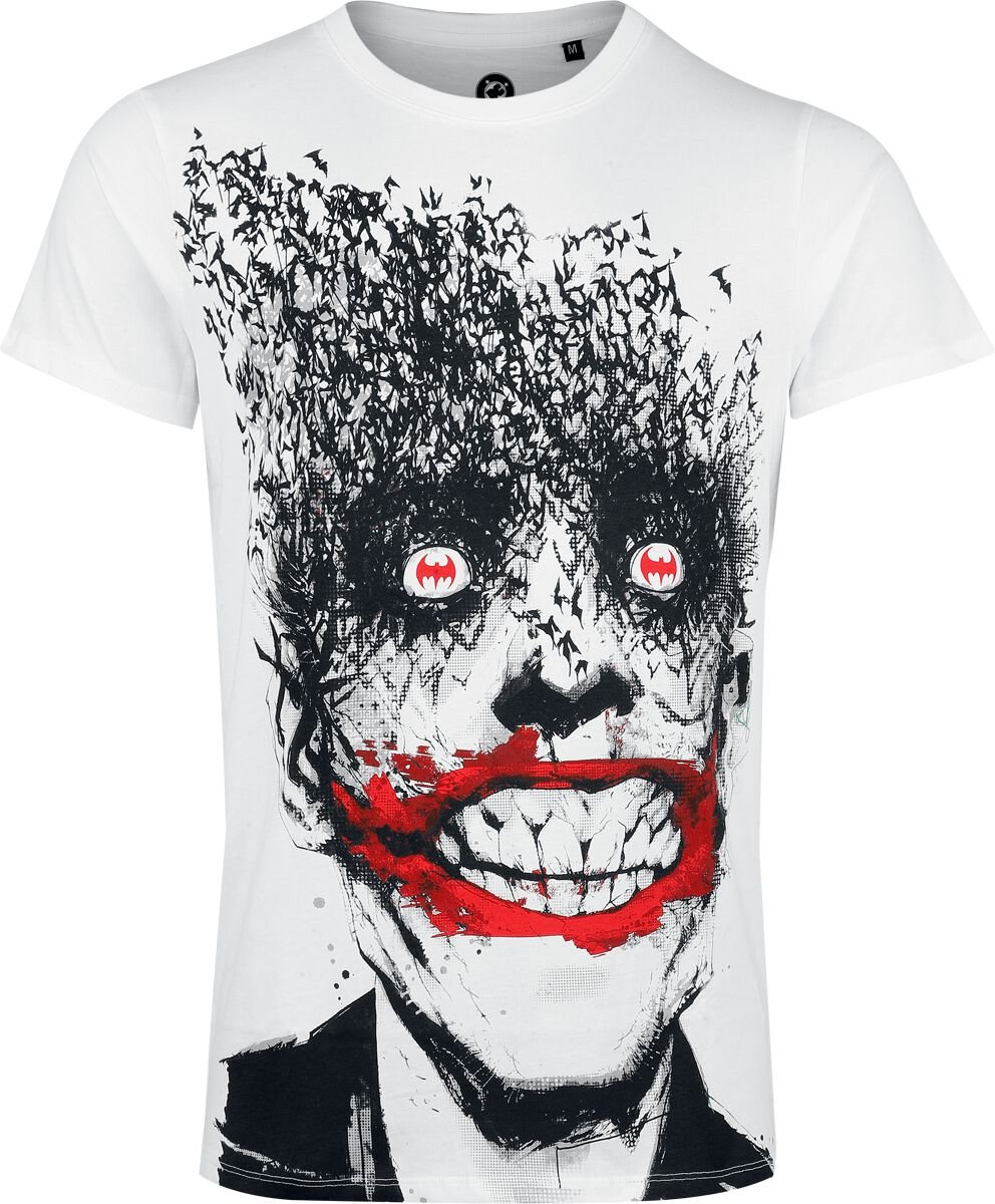 3664794756641 - The Joker - Jokerfly T-Shirt weiß in XXL