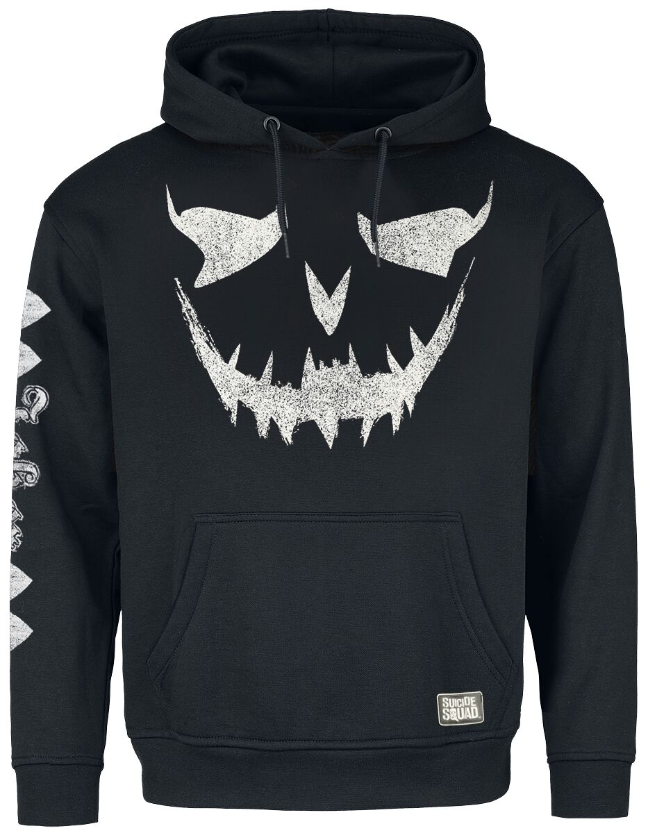 3664794782718 - Suicide Squad - Joker Smile Kapuzenpullover schwarz in XXL 3664794782718 - Suicide Squad - Joker Smile Kapuzenpullover schwarz in XXL