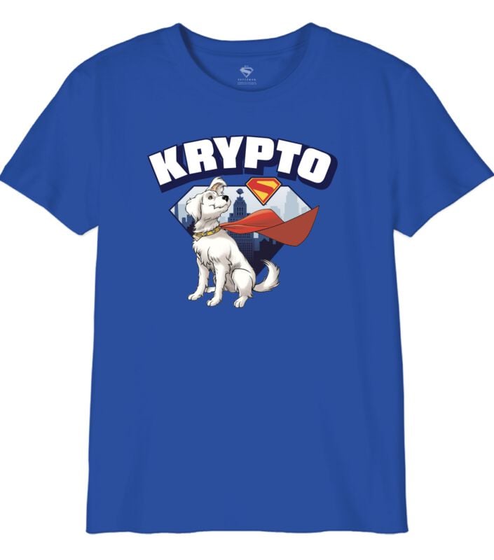 3664794783821 - Kids - Krypto T-Shirt blau in L
