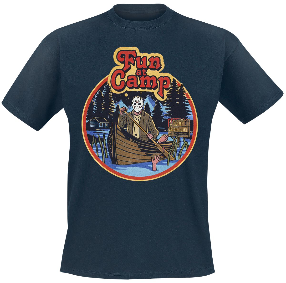 3664794787041 - Fun At Camp T-Shirt navy in XL