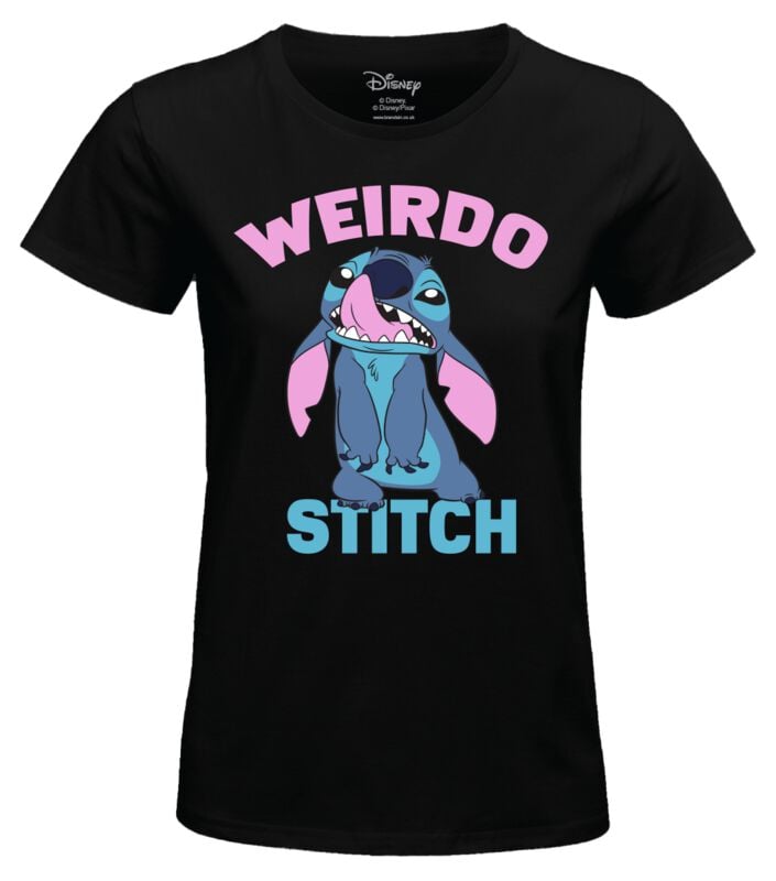 3664794792564 - Weirdo Stitch T-Shirt schwarz in S