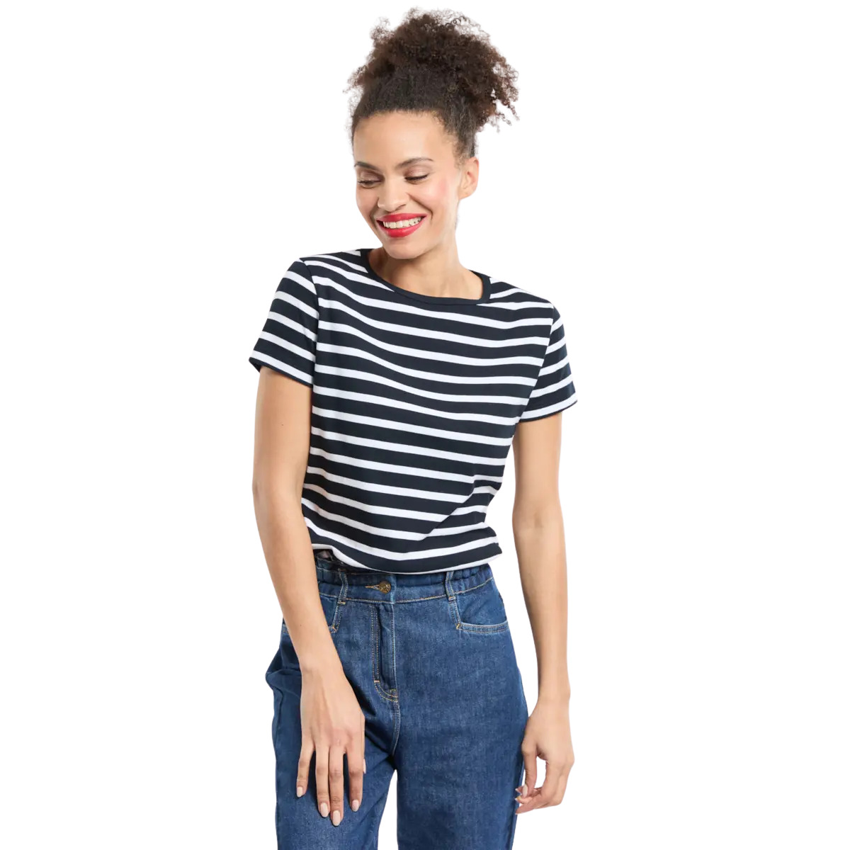 3664820006016 - Gestreiftes T-Shirt für Frauen Morgat