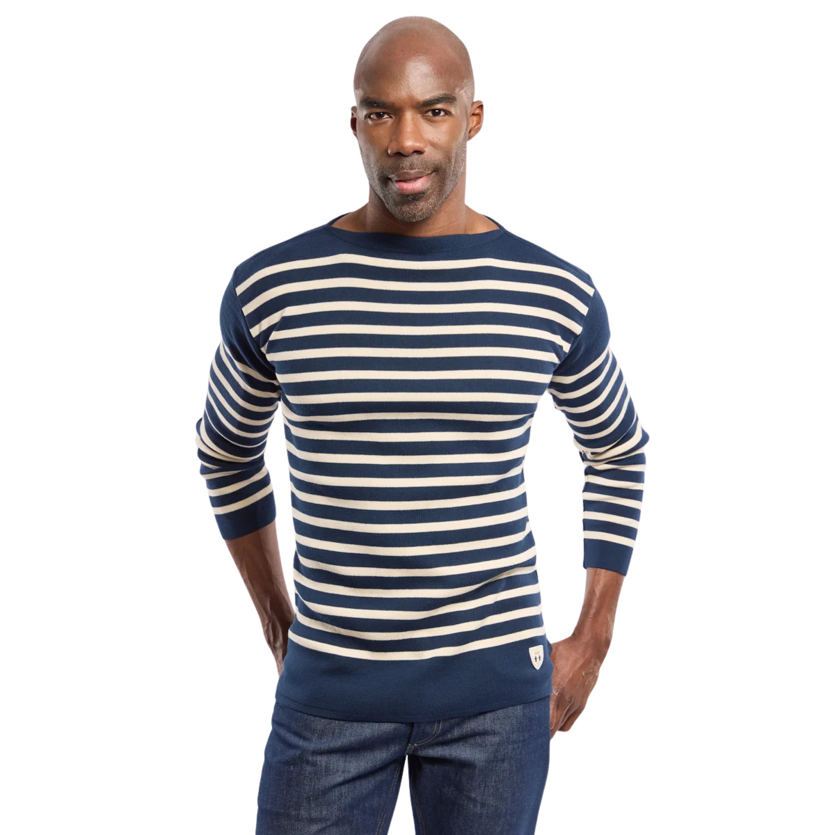 3664820804667 - gestreifter Langarm-T-Shirt Brest©