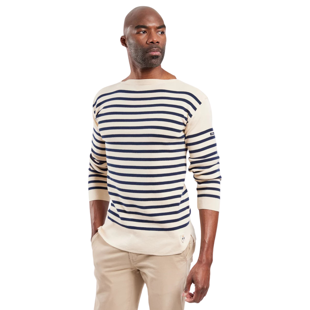 3664820804698 - gestreifter Langarm-T-Shirt Brest©