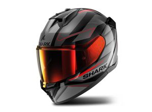 3664836680934 - Integralhelm D-Skwal 3 Sizler Schwarz-Anthrazit-Rot