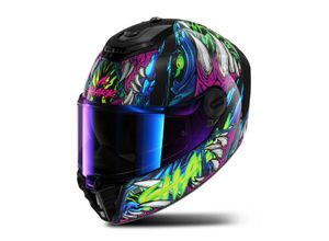 3664836685618 - Integralhelm Spartan RS Shaytan Schwarz-Grün-Violett