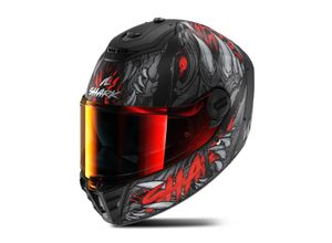 3664836686738 - Integralhelm Spartan RS Shaytan Matt Schwarz-Anthrazit-Rot