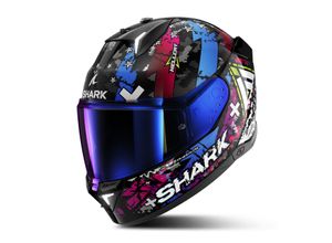 3664836703268 - Integralhelm Skwal i3 Hellcat Schwarz Chrome-Blau