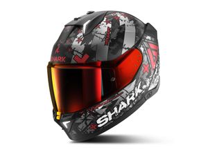 3664836704685 - Integralhelm Skwal i3 Hellcat Matt Schwarz Chrome-Rot