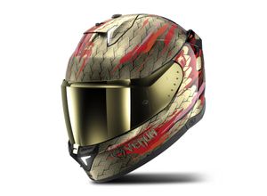 3664836906935 - Integralhelm Skwal i3 Schwarz-Rot-Gold