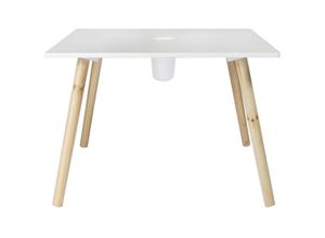 3664944216032 - Kindertisch aus Holz mit Stifteköcher ausgestattet Gribouille