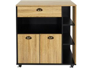 3664944332114 - The Home Deco Factory - Küchen-Servier-Sideboard aus Holz 86X80X39 cm