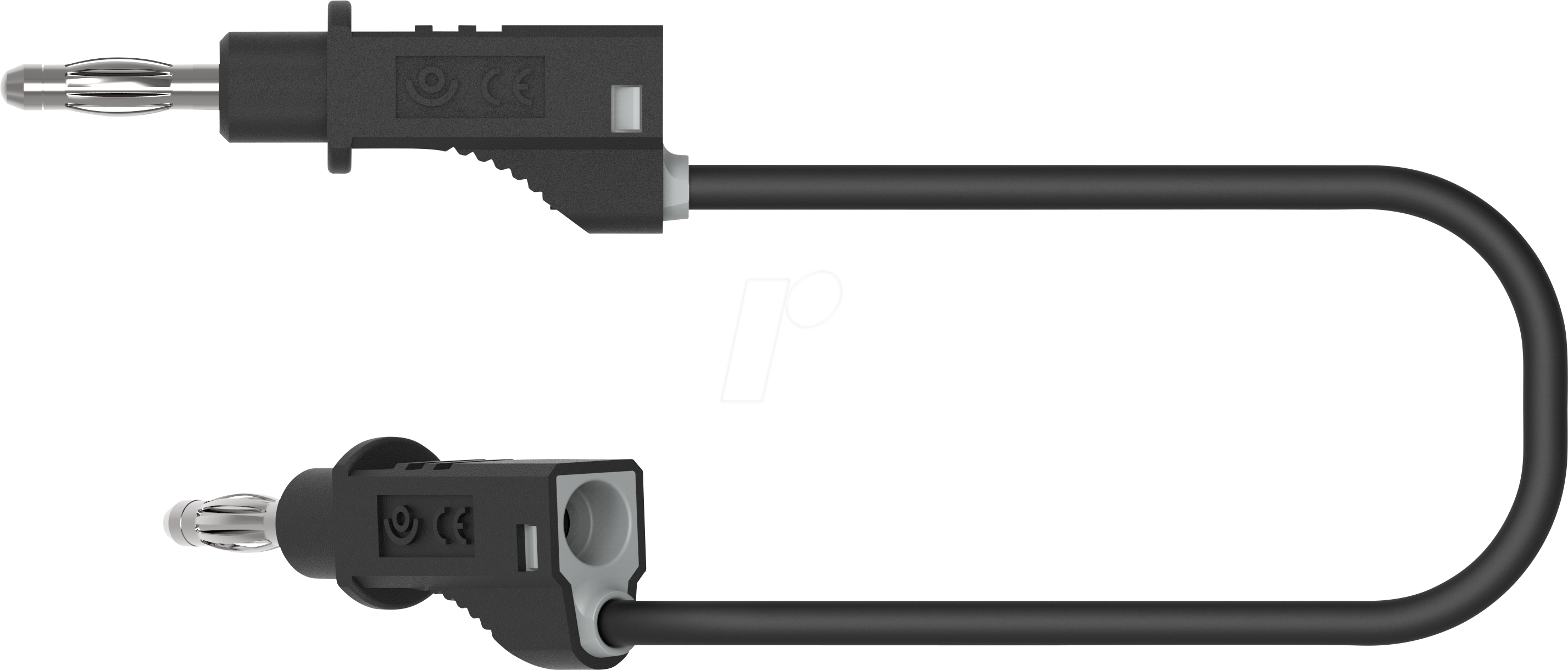 3665349001650 - PJP 2112-100N - Messleitung 10 mm² 10 m schwarz stapelbar