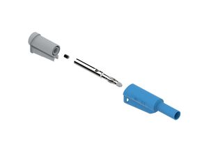 3665349003647 - 1066-CD1-Bl Laborstecker Stecker gerade Stift-Ø 4 mm Blau 1 St - Electro Pjp