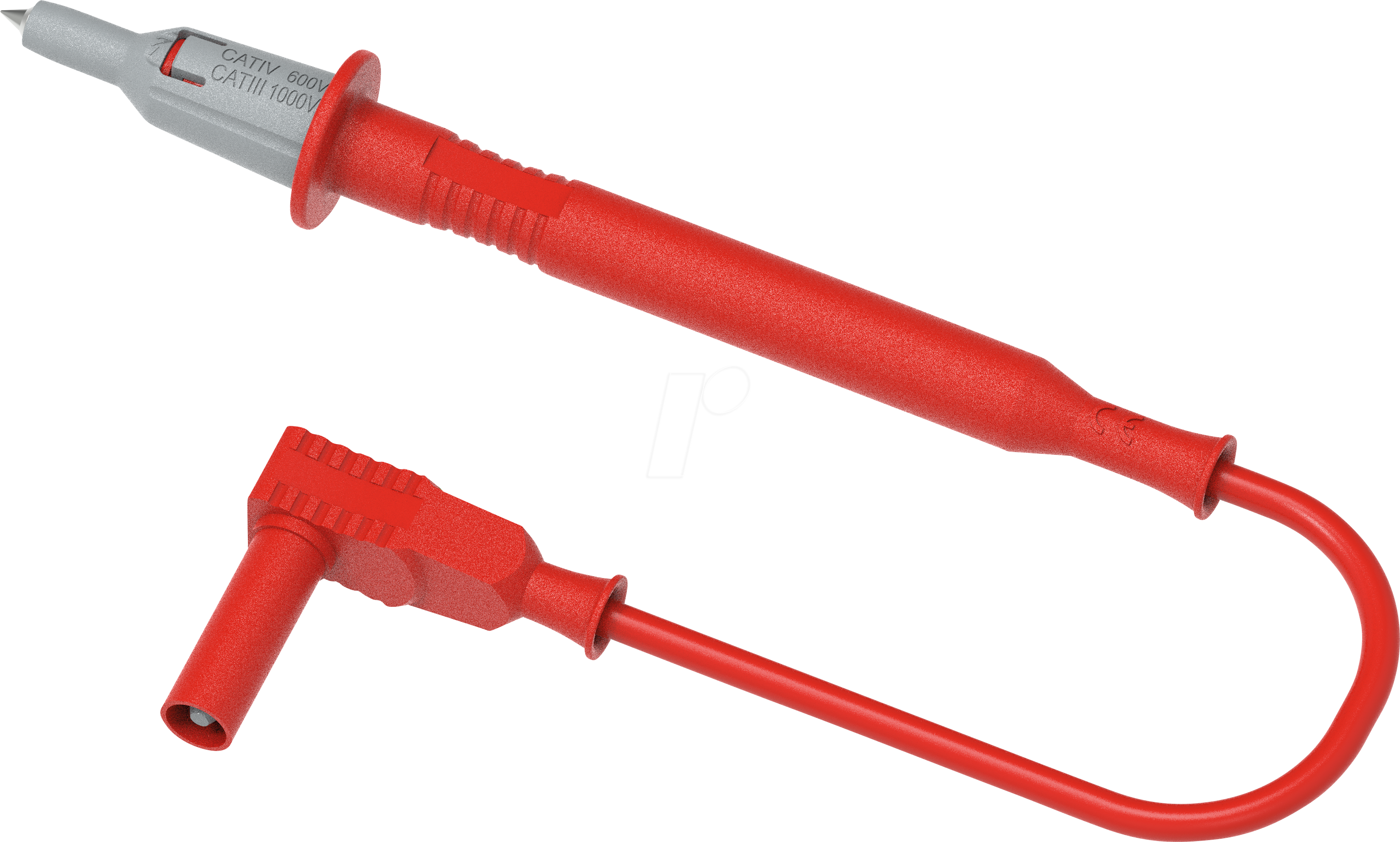 3665349010560 - PJP 4419-D4-100R - Messleitung mit Prüfspitze SIL 10 mm² 10 m rot