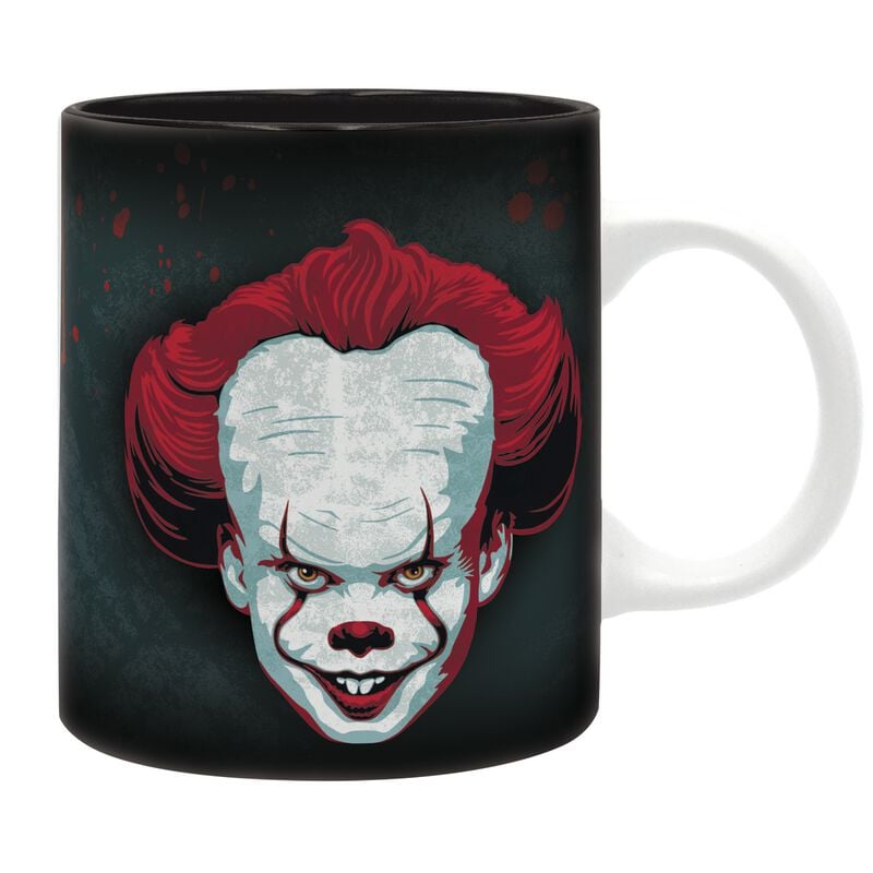 3665361022923 - Pennywise Becher schwarz weiß